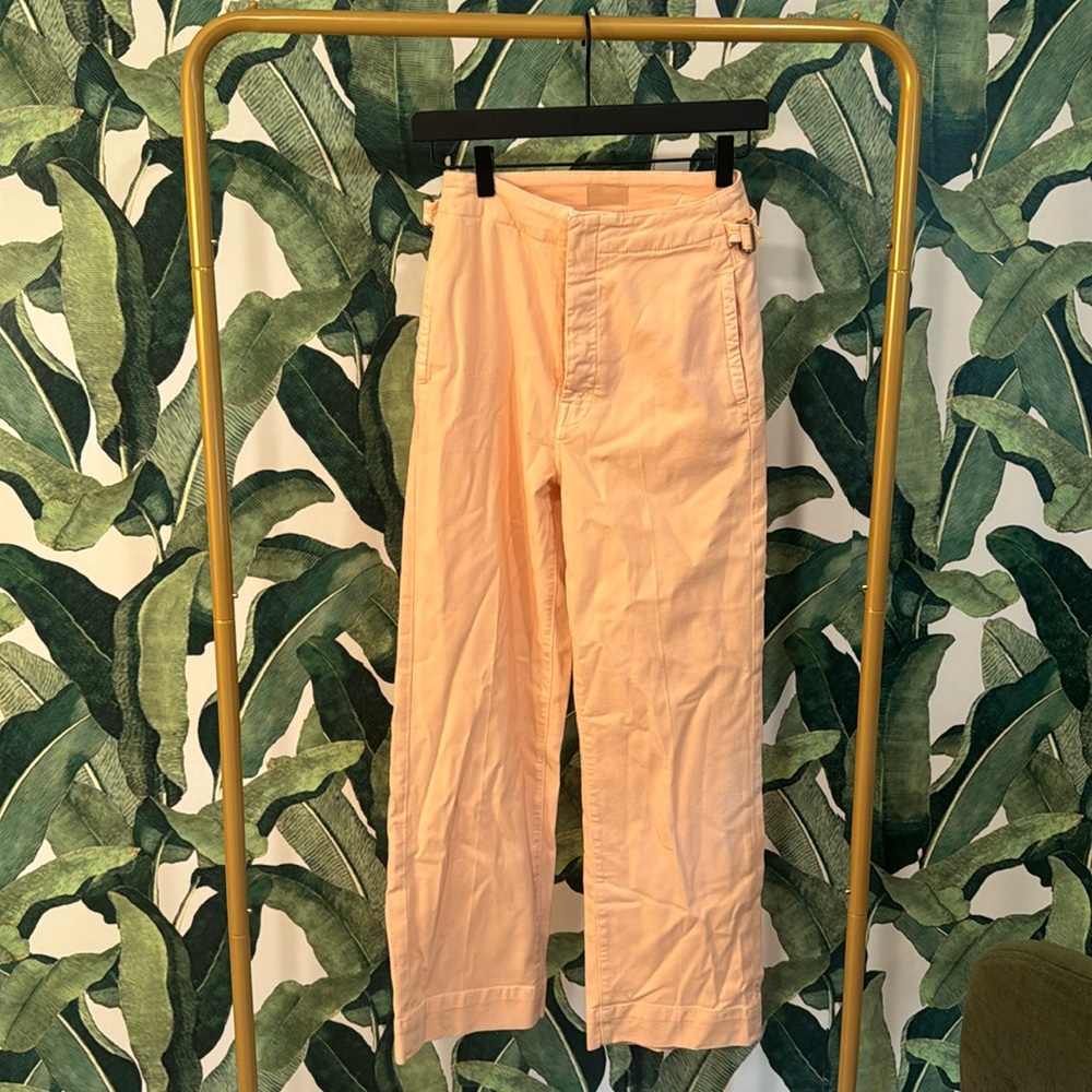 Stunning peach mother jeans size 24- new without tags